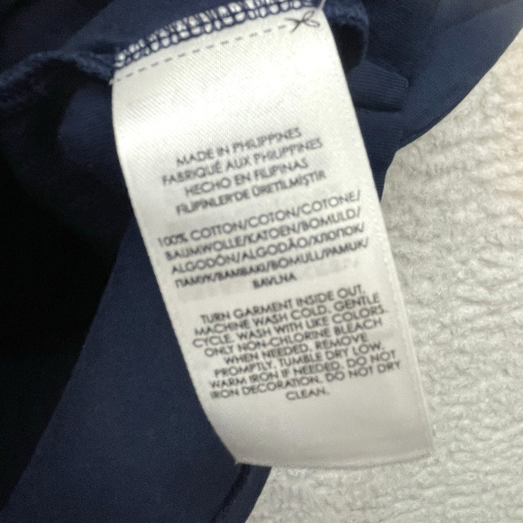 Ralph Lauren Shirt Womens Large Blue Pink Pony Love Tee Cotton Short Sleeve - Picture 6 of 9